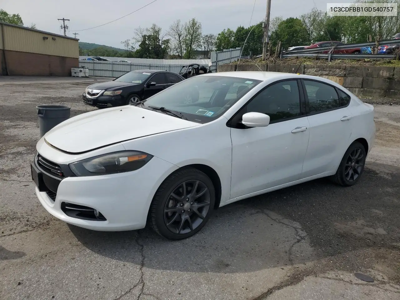 2016 Dodge Dart Sxt VIN: 1C3CDFBB1GD540757 Lot: 56782965