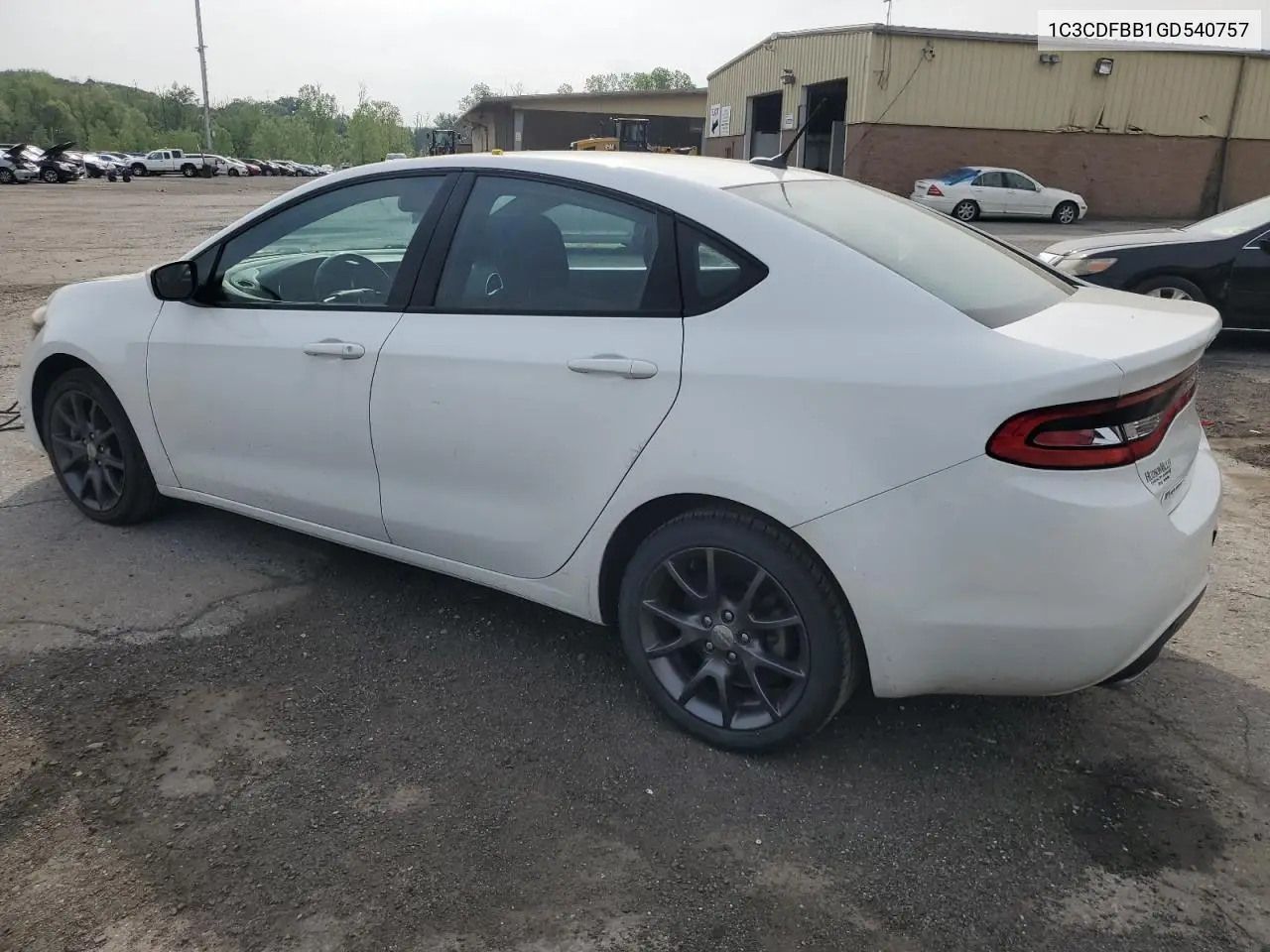 2016 Dodge Dart Sxt VIN: 1C3CDFBB1GD540757 Lot: 56782965