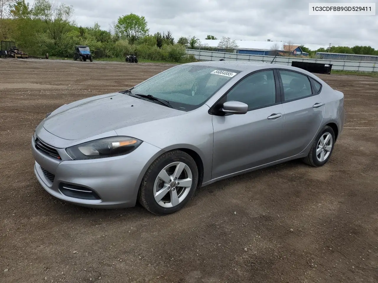 2016 Dodge Dart Sxt VIN: 1C3CDFBB9GD529411 Lot: 56884885