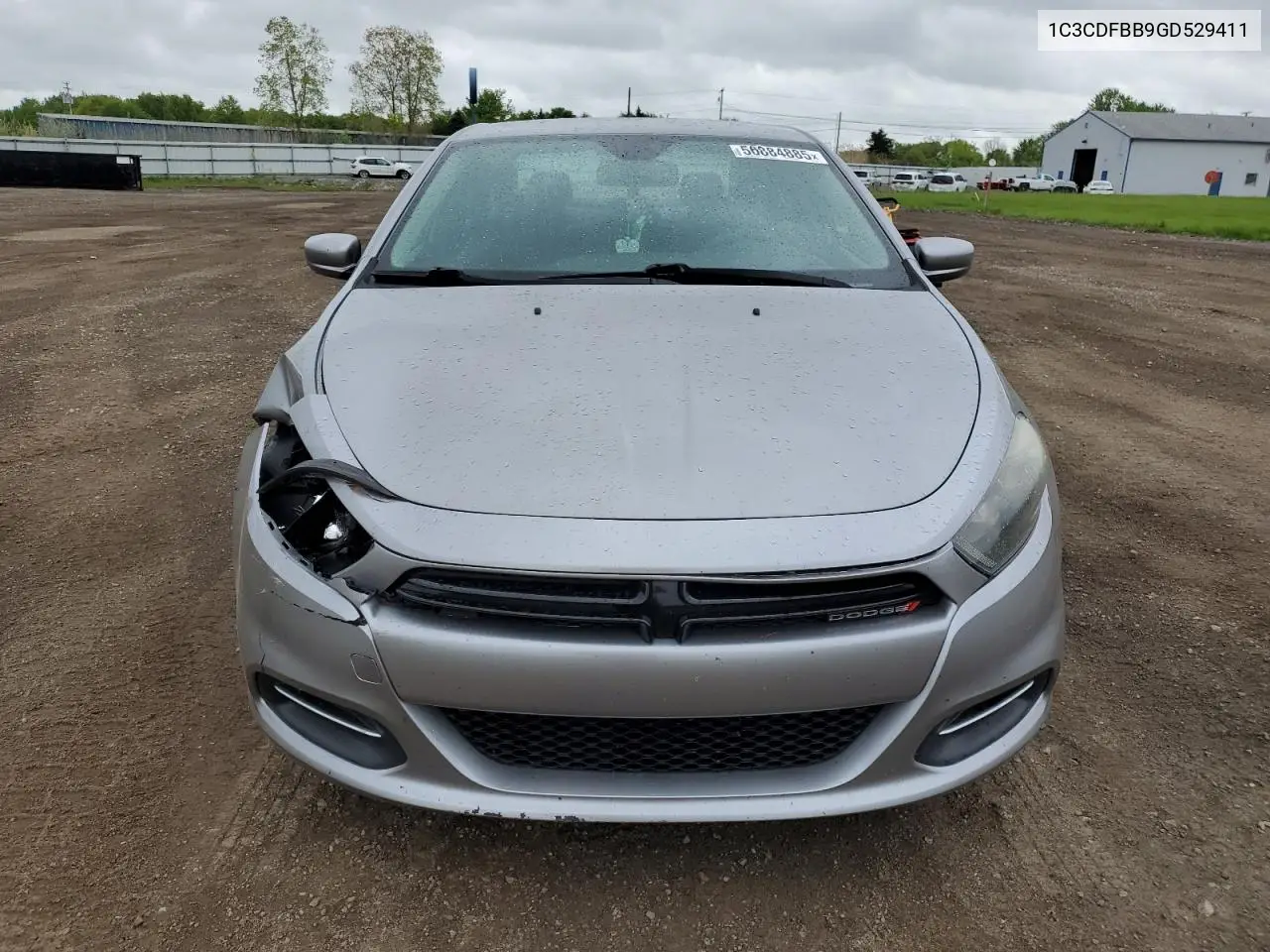 2016 Dodge Dart Sxt VIN: 1C3CDFBB9GD529411 Lot: 56884885