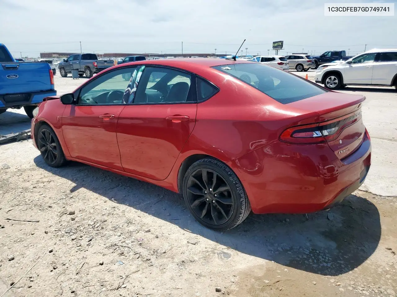 2016 Dodge Dart Gt VIN: 1C3CDFEB7GD749741 Lot: 56930785