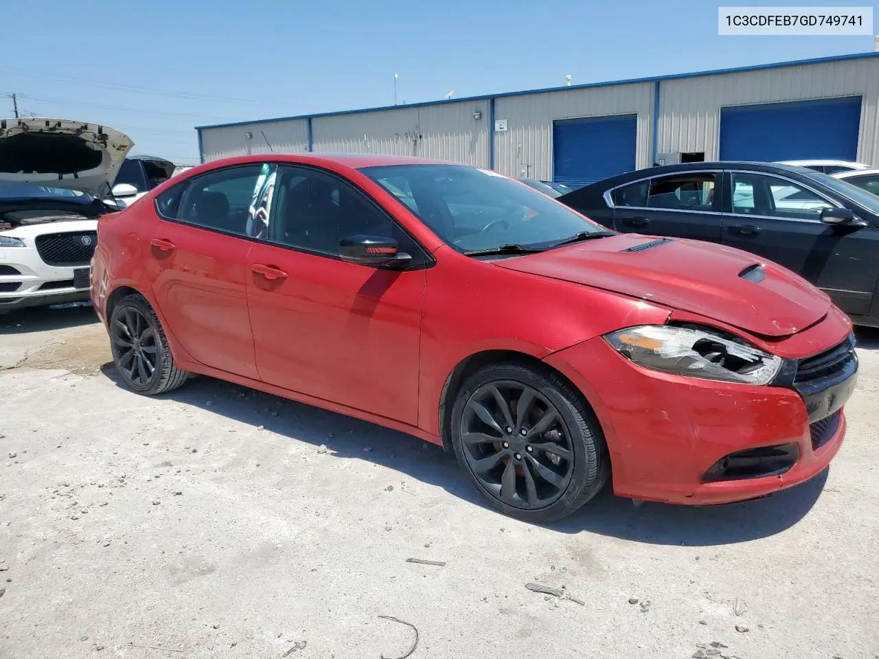 2016 Dodge Dart Gt VIN: 1C3CDFEB7GD749741 Lot: 56930785
