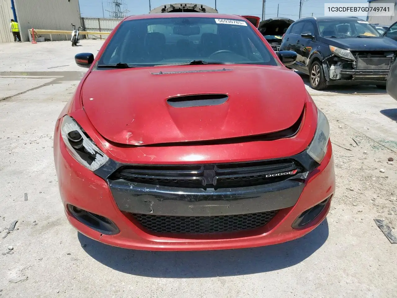 2016 Dodge Dart Gt VIN: 1C3CDFEB7GD749741 Lot: 56930785