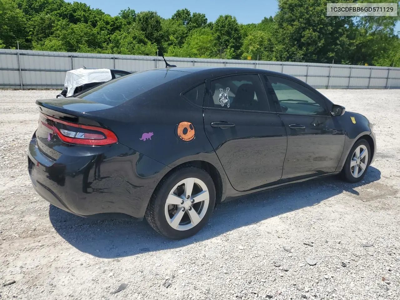 2016 Dodge Dart Sxt VIN: 1C3CDFBB6GD571129 Lot: 57044985
