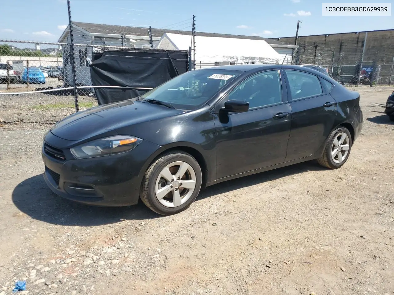 2016 Dodge Dart Sxt VIN: 1C3CDFBB3GD629939 Lot: 61676395