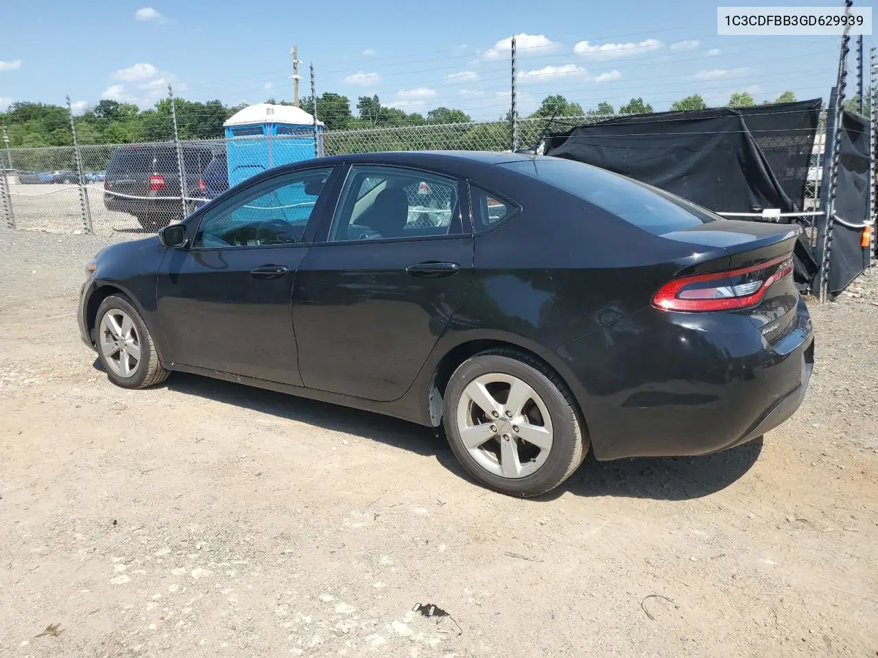 2016 Dodge Dart Sxt VIN: 1C3CDFBB3GD629939 Lot: 61676395