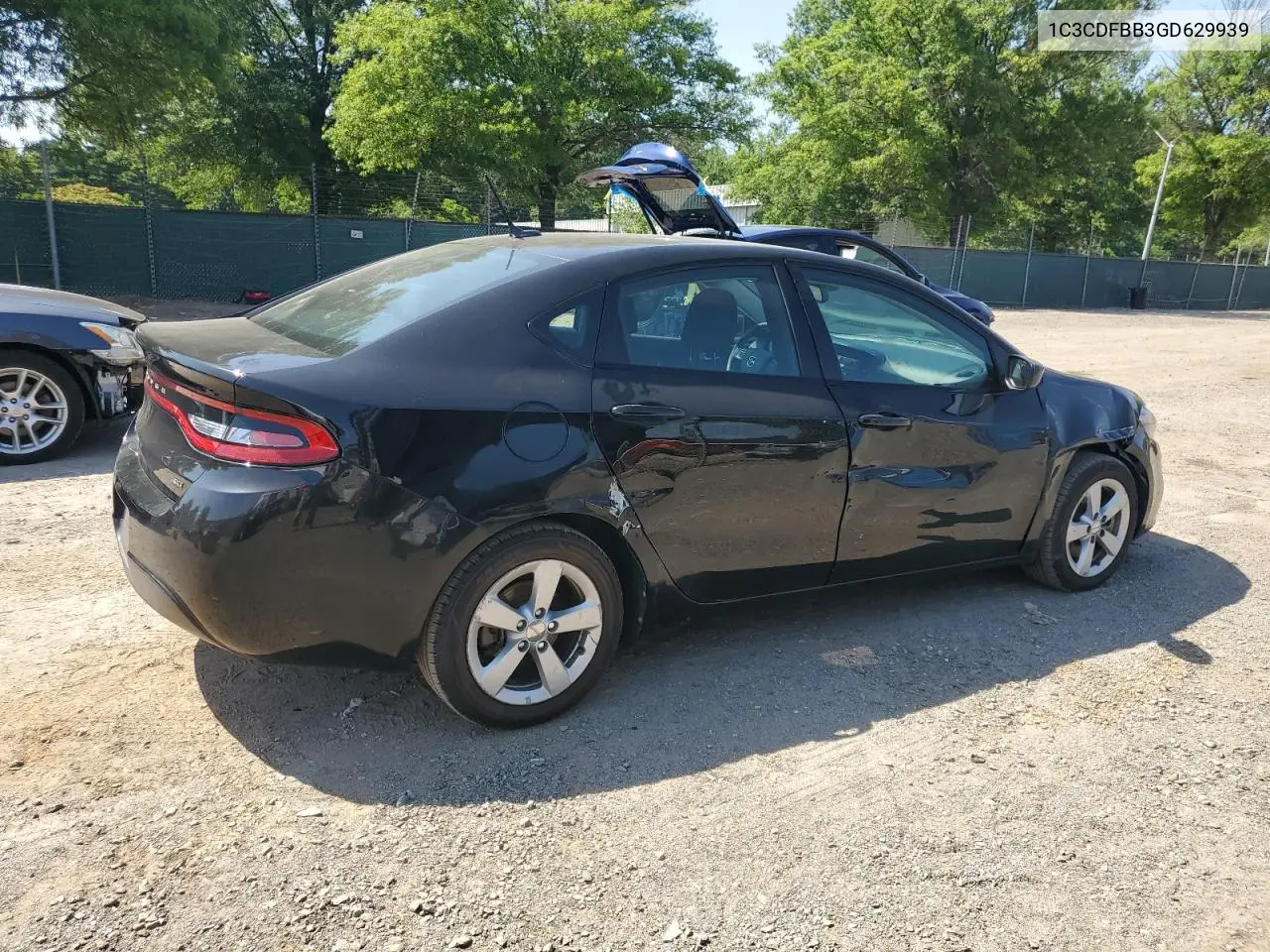 2016 Dodge Dart Sxt VIN: 1C3CDFBB3GD629939 Lot: 61676395