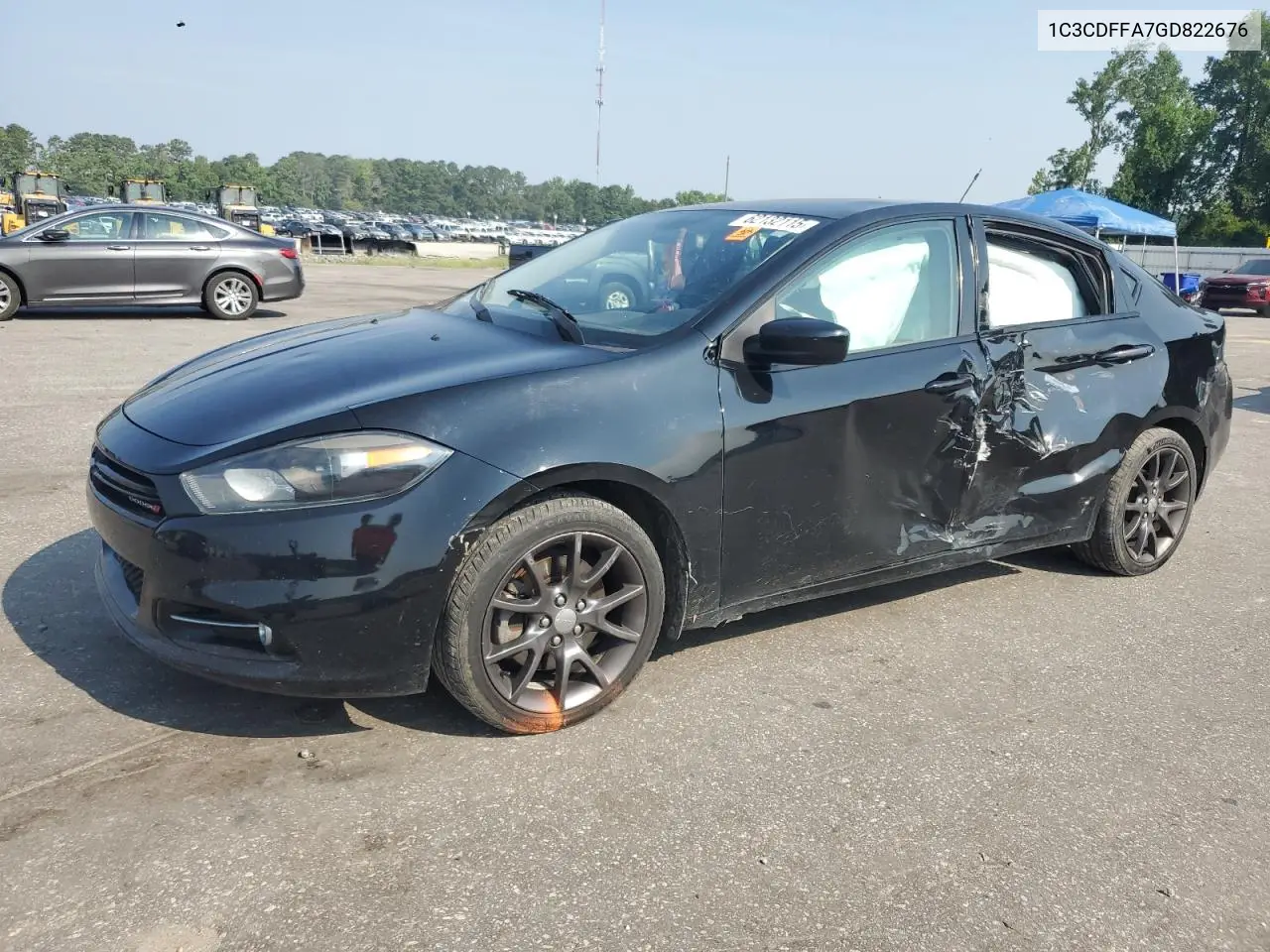 2016 Dodge Dart Sxt Sport VIN: 1C3CDFFA7GD822676 Lot: 62132115