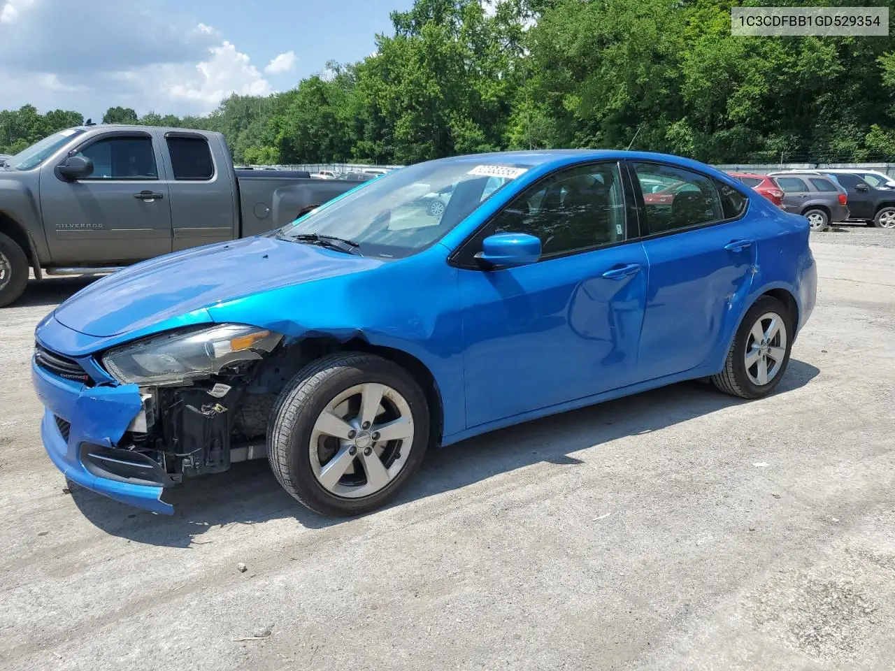 2016 Dodge Dart Sxt VIN: 1C3CDFBB1GD529354 Lot: 62233355