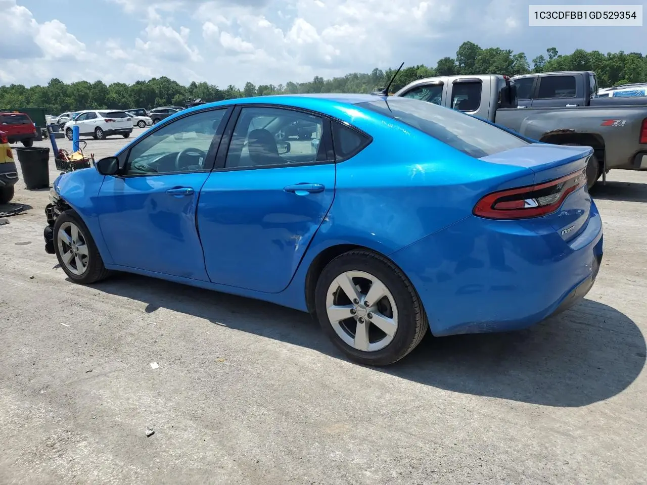 2016 Dodge Dart Sxt VIN: 1C3CDFBB1GD529354 Lot: 62233355