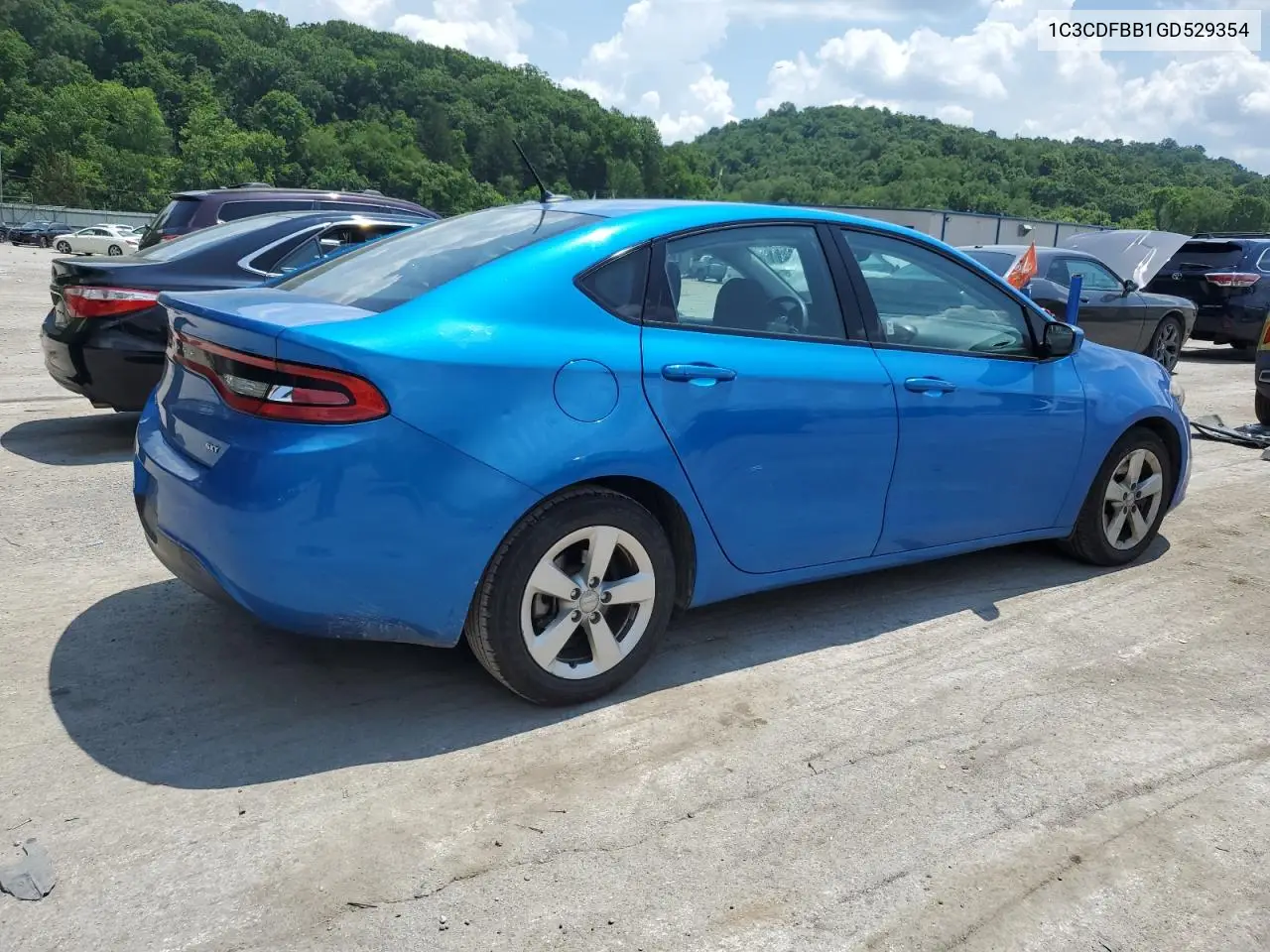 2016 Dodge Dart Sxt VIN: 1C3CDFBB1GD529354 Lot: 62233355