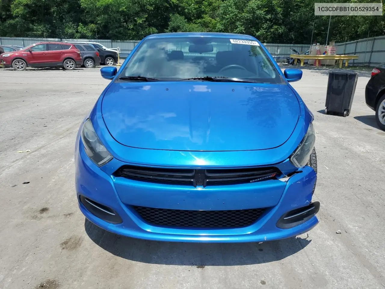 2016 Dodge Dart Sxt VIN: 1C3CDFBB1GD529354 Lot: 62233355