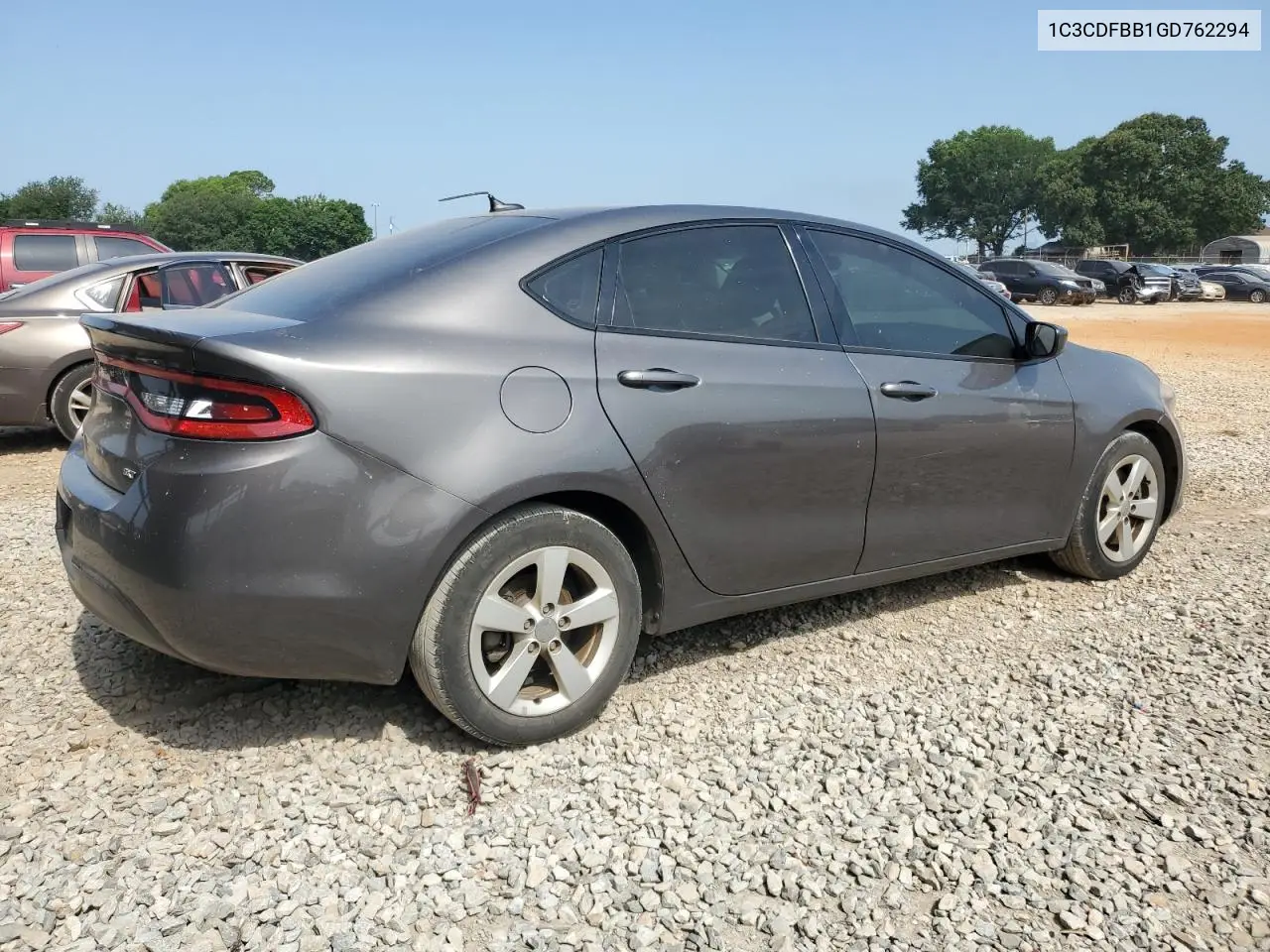 2016 Dodge Dart Sxt VIN: 1C3CDFBB1GD762294 Lot: 62334425