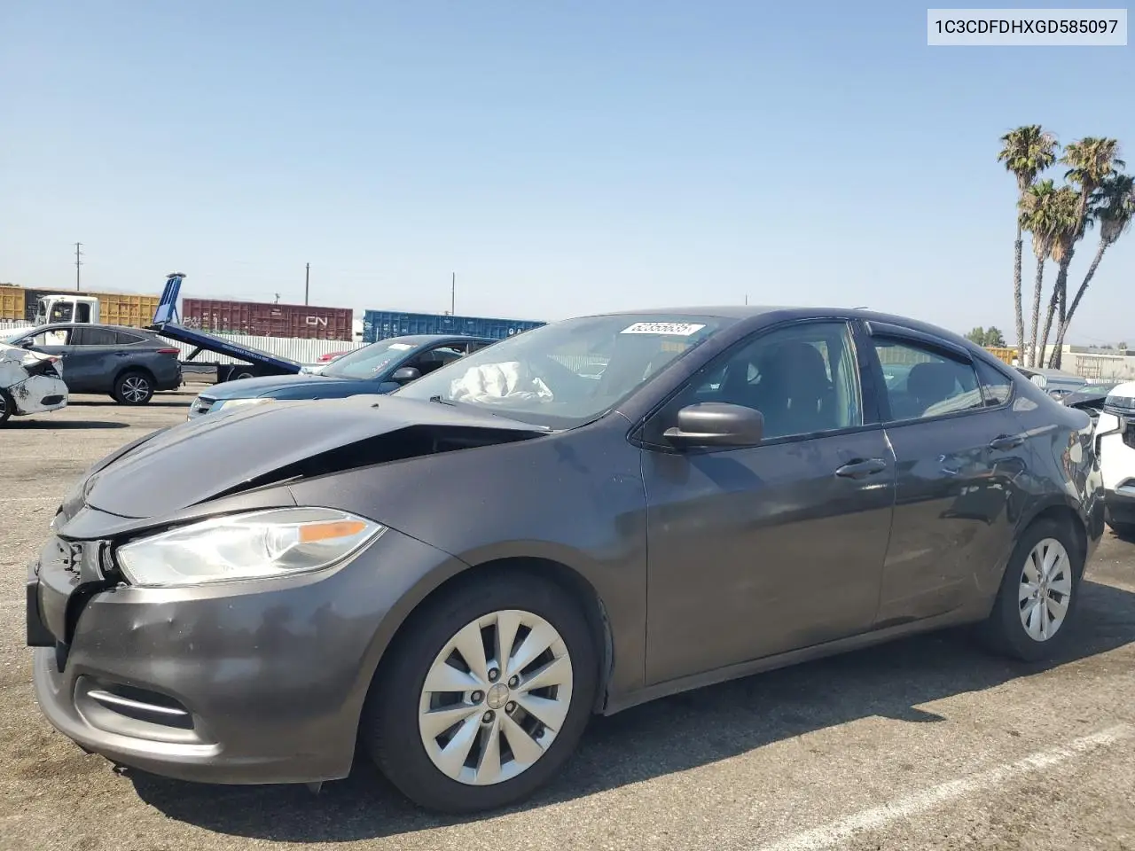 2016 Dodge Dart Se Aero VIN: 1C3CDFDHXGD585097 Lot: 62355635
