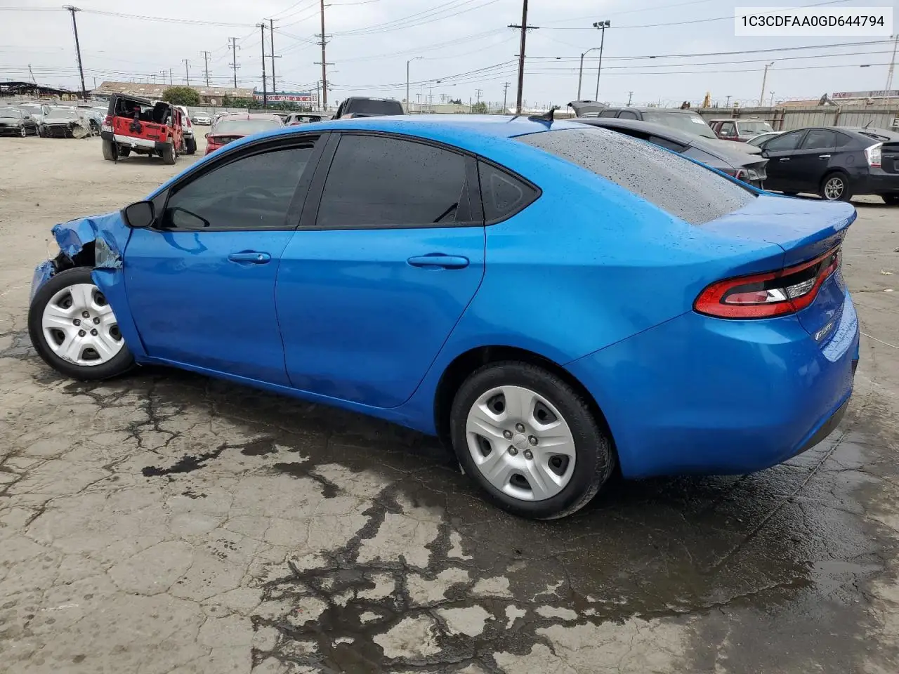 2016 Dodge Dart Se VIN: 1C3CDFAA0GD644794 Lot: 62424745