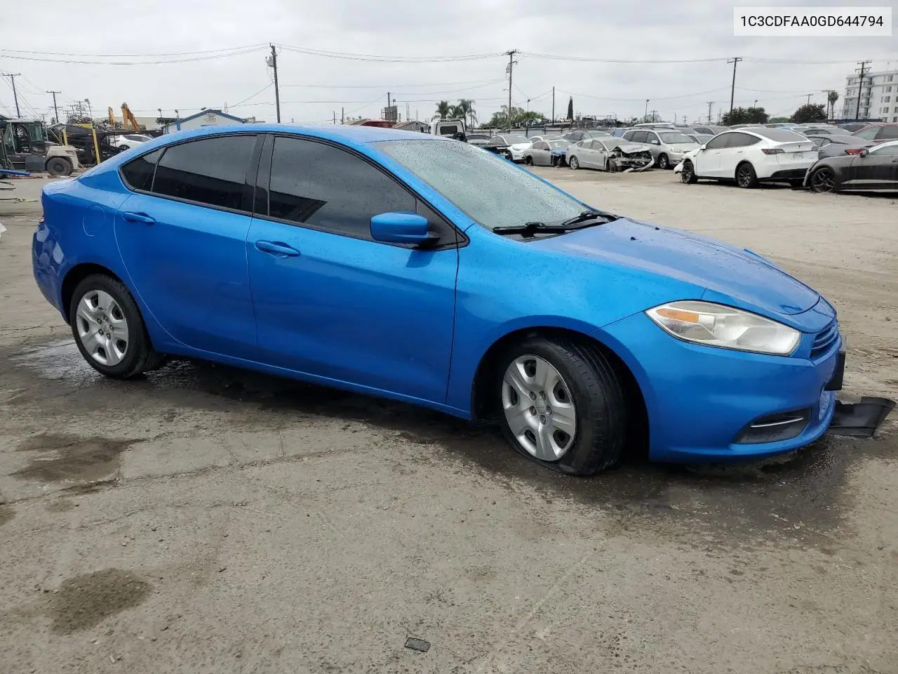 2016 Dodge Dart Se VIN: 1C3CDFAA0GD644794 Lot: 62424745