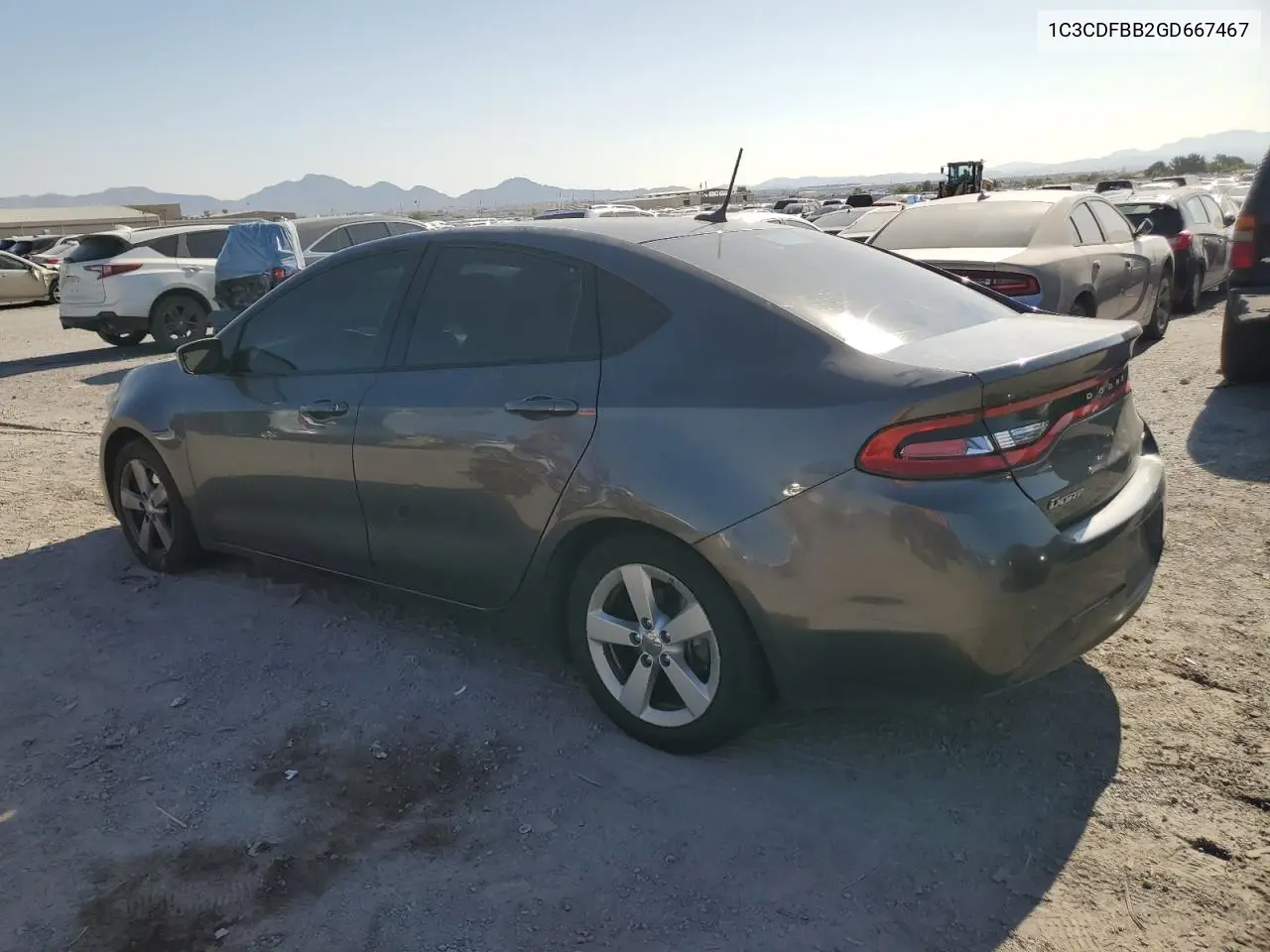 2016 Dodge Dart Sxt VIN: 1C3CDFBB2GD667467 Lot: 62720005