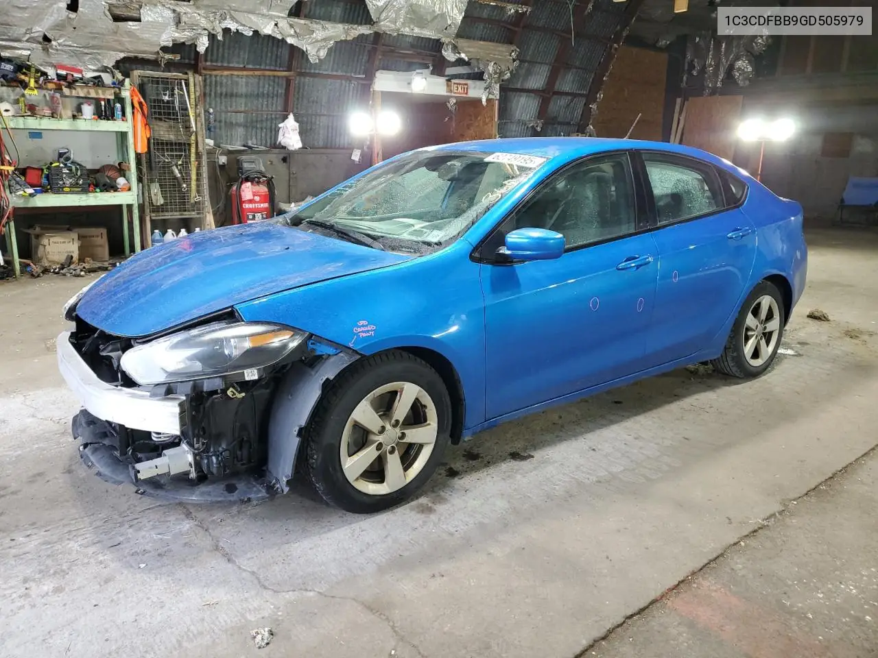 2016 Dodge Dart Sxt VIN: 1C3CDFBB9GD505979 Lot: 62749195