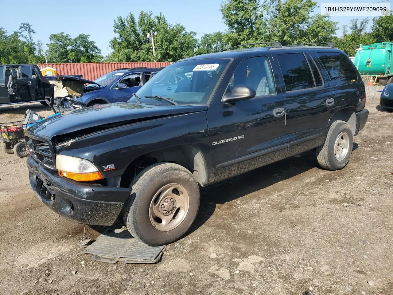 1998 Dodge Durango VIN: 1B4HS28Y6WF209099 Lot: 62510765