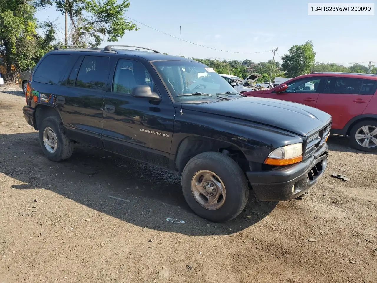 1998 Dodge Durango VIN: 1B4HS28Y6WF209099 Lot: 62510765