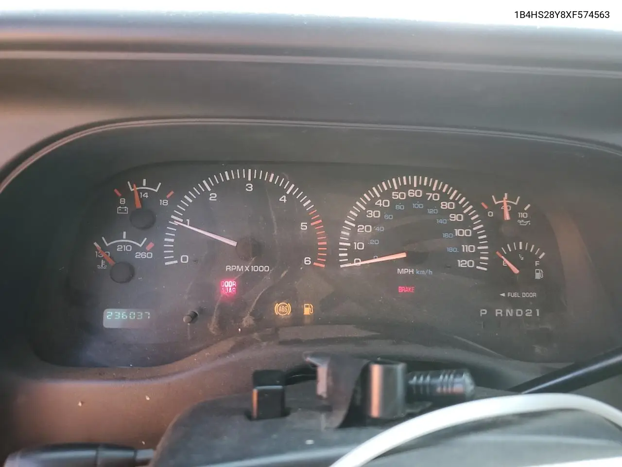1999 Dodge Durango VIN: 1B4HS28Y8XF574563 Lot: 59997105