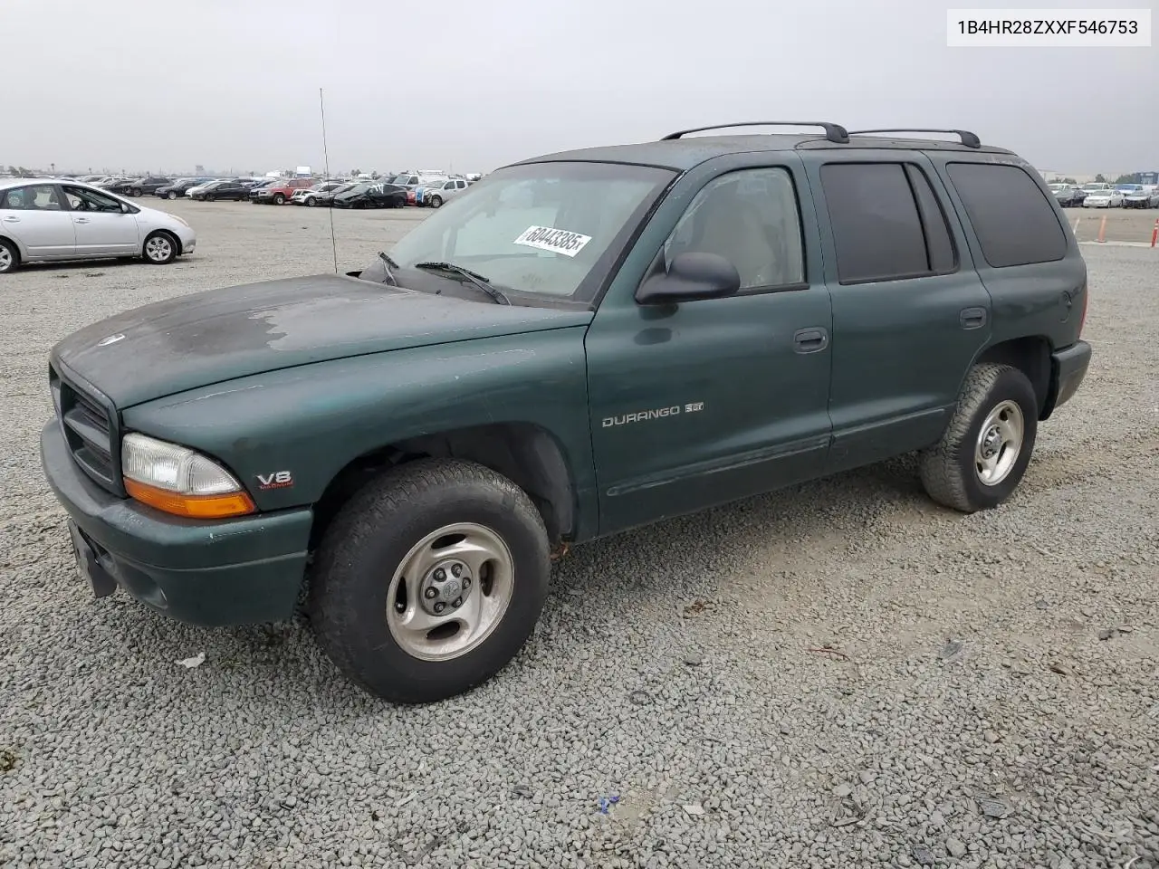 1999 Dodge Durango VIN: 1B4HR28ZXXF546753 Lot: 60443385