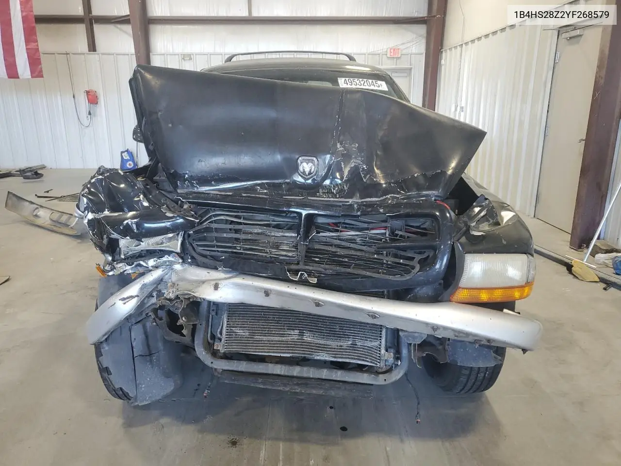 2000 Dodge Durango VIN: 1B4HS28Z2YF268579 Lot: 49532045