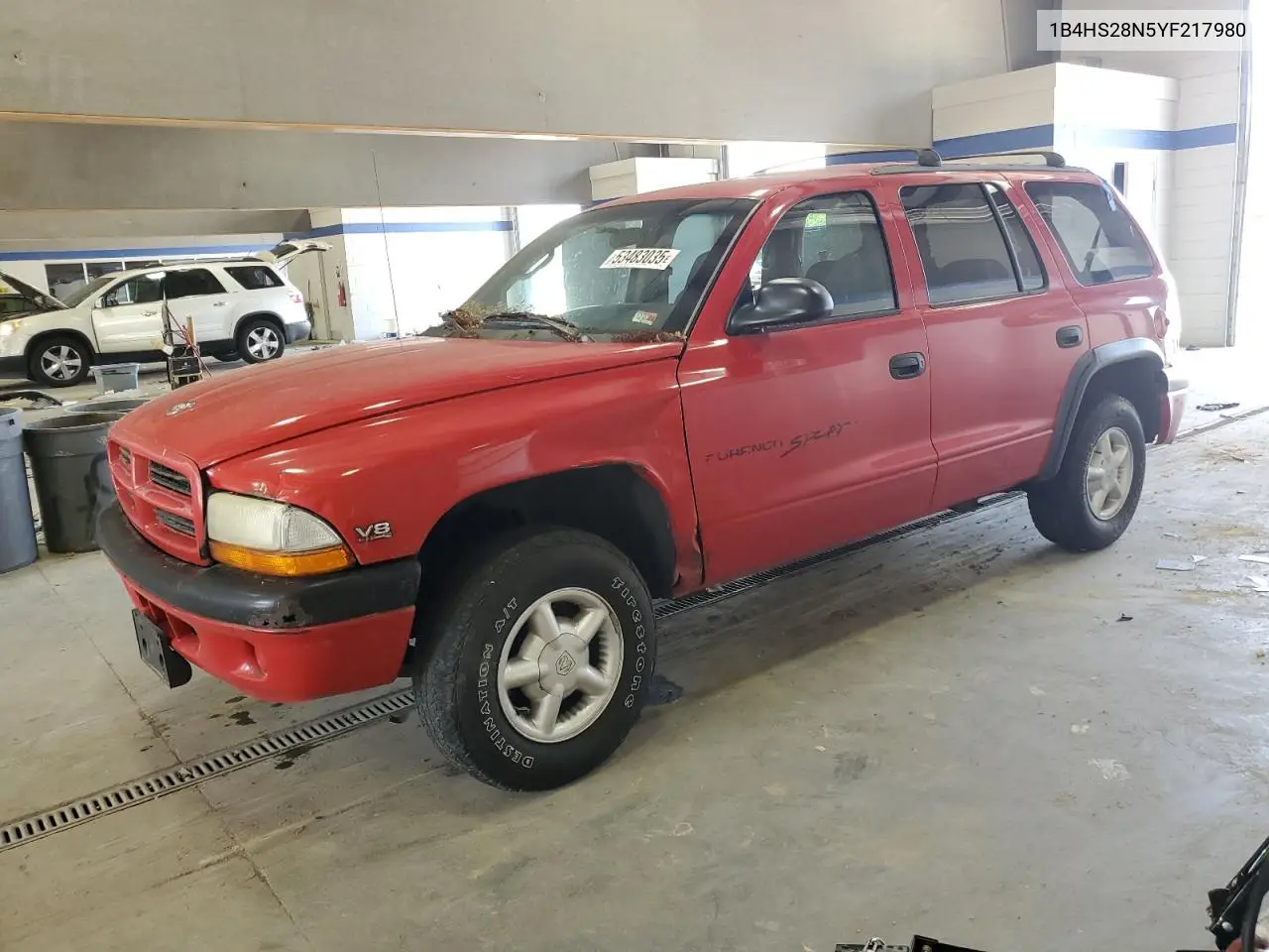 2000 Dodge Durango VIN: 1B4HS28N5YF217980 Lot: 53483035