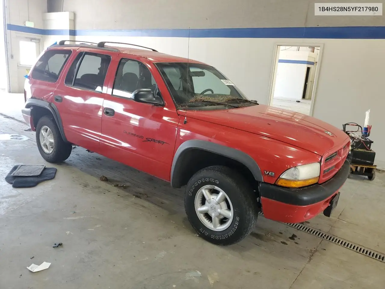 2000 Dodge Durango VIN: 1B4HS28N5YF217980 Lot: 53483035