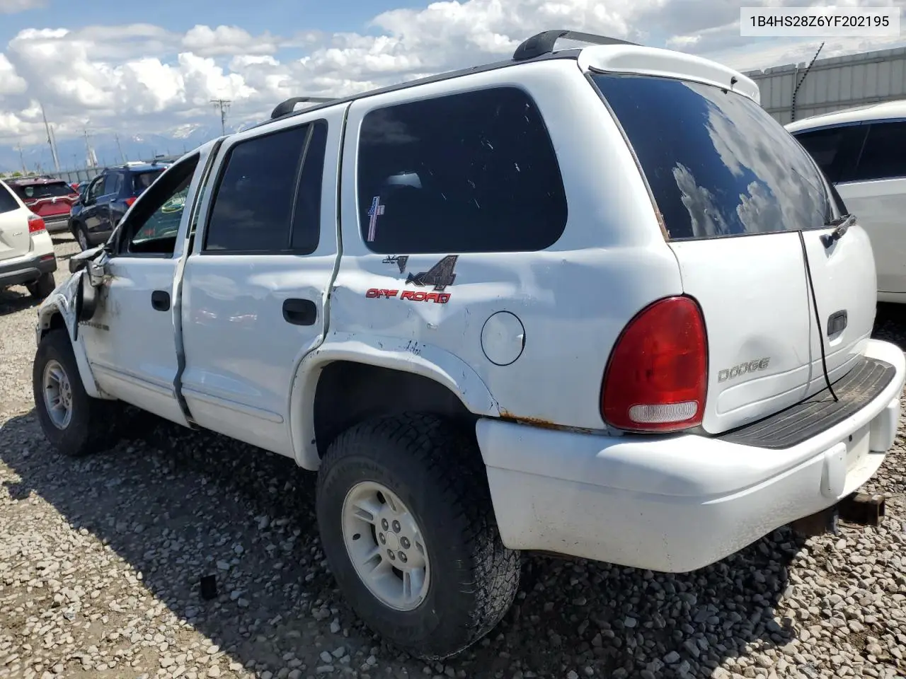 2000 Dodge Durango VIN: 1B4HS28Z6YF202195 Lot: 55115865