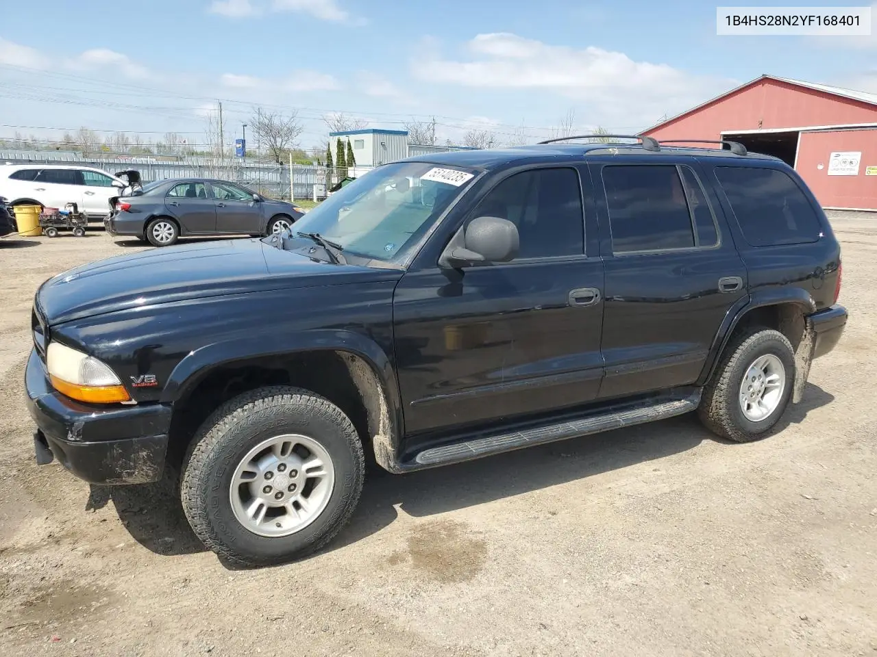 2000 Dodge Durango VIN: 1B4HS28N2YF168401 Lot: 55140235