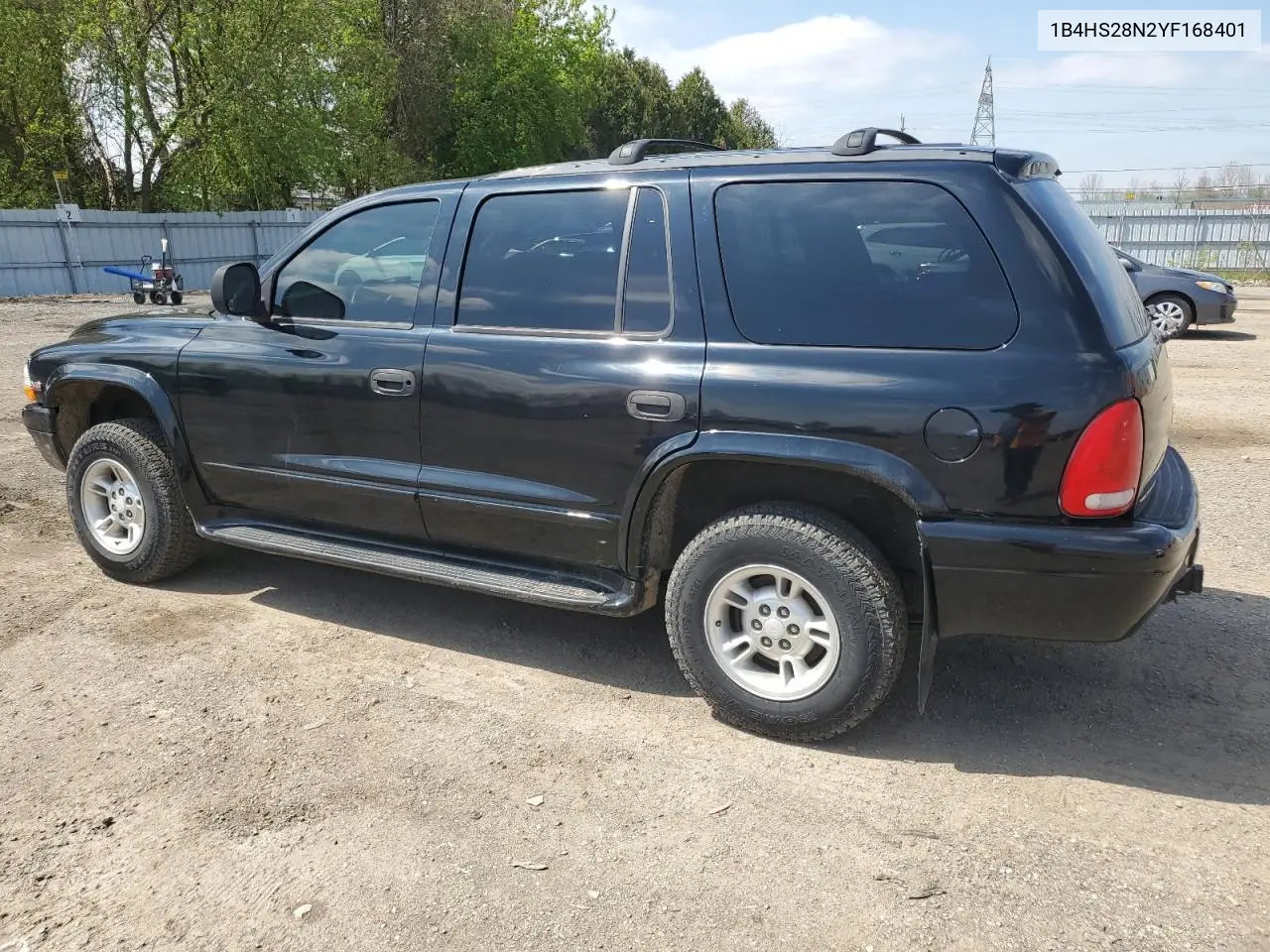 2000 Dodge Durango VIN: 1B4HS28N2YF168401 Lot: 55140235