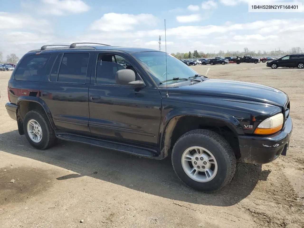 2000 Dodge Durango VIN: 1B4HS28N2YF168401 Lot: 55140235