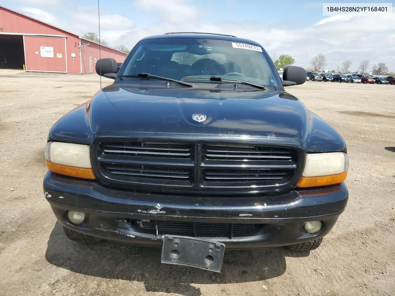 2000 Dodge Durango VIN: 1B4HS28N2YF168401 Lot: 55140235