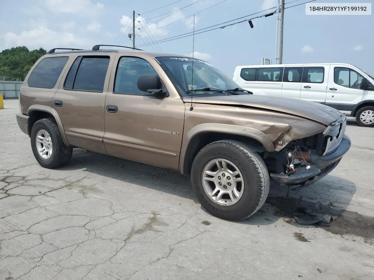 2000 Dodge Durango VIN: 1B4HR28Y1YF199192 Lot: 58900805