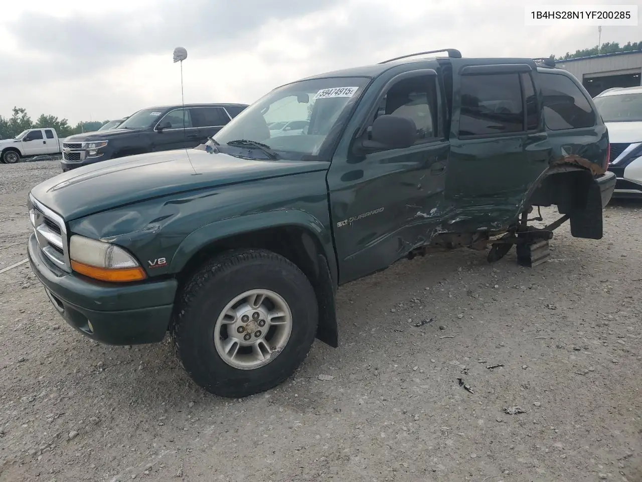2000 Dodge Durango VIN: 1B4HS28N1YF200285 Lot: 59474915
