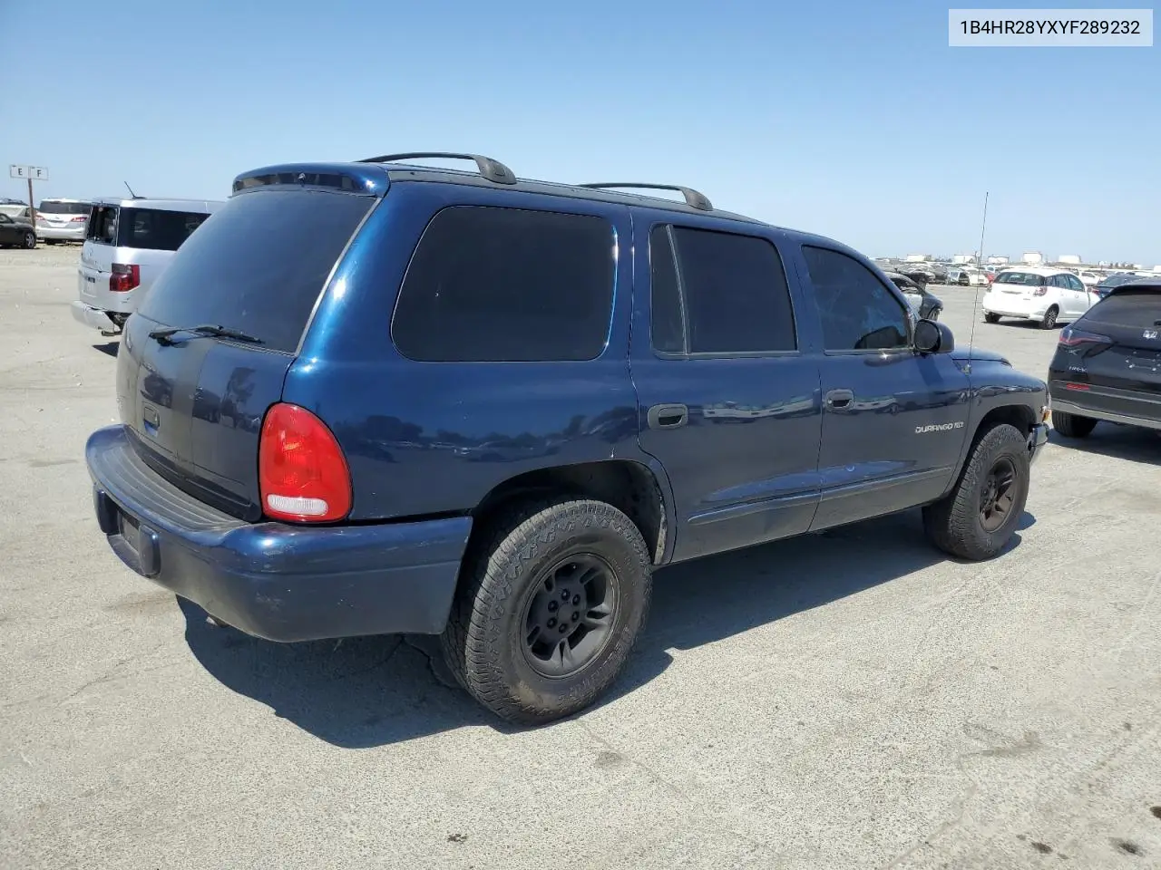2000 Dodge Durango VIN: 1B4HR28YXYF289232 Lot: 59508425