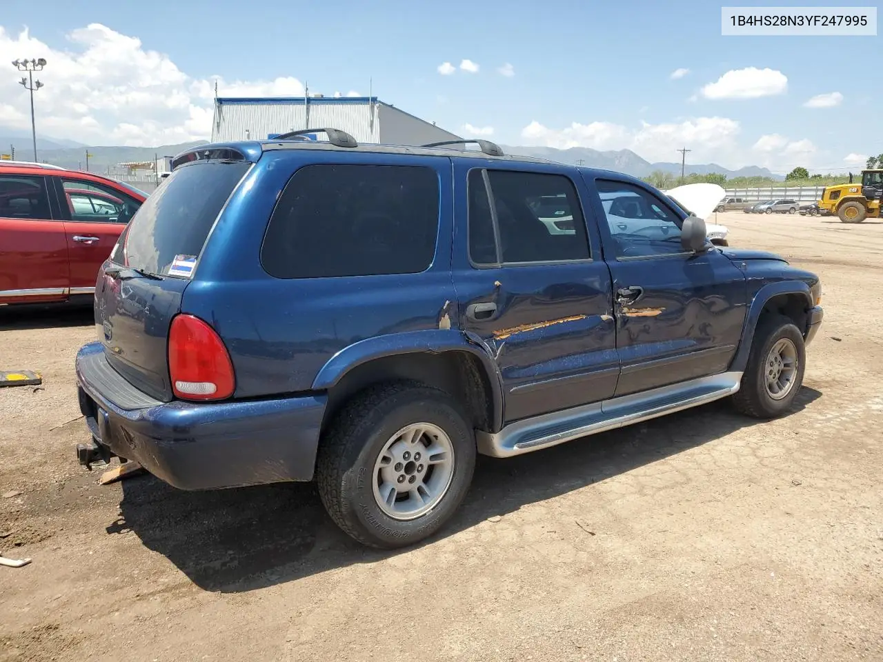 2000 Dodge Durango VIN: 1B4HS28N3YF247995 Lot: 60335695