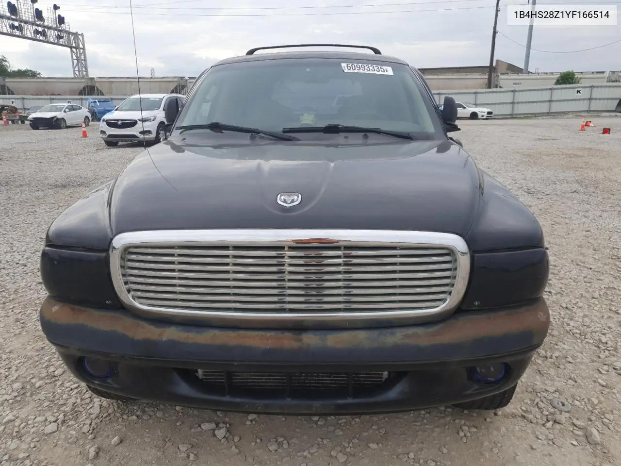 2000 Dodge Durango VIN: 1B4HS28Z1YF166514 Lot: 60993335