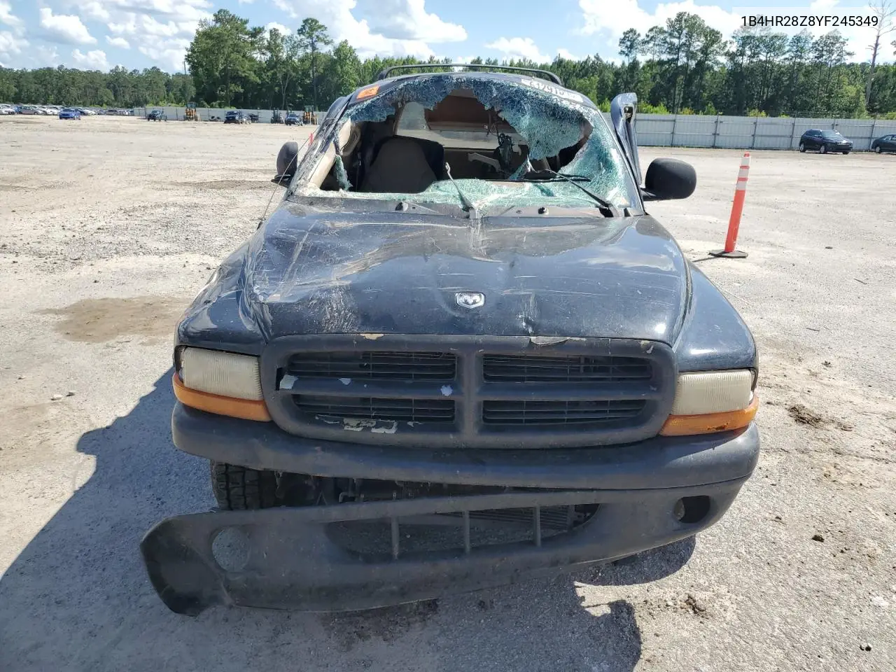 2000 Dodge Durango VIN: 1B4HR28Z8YF245349 Lot: 61291595