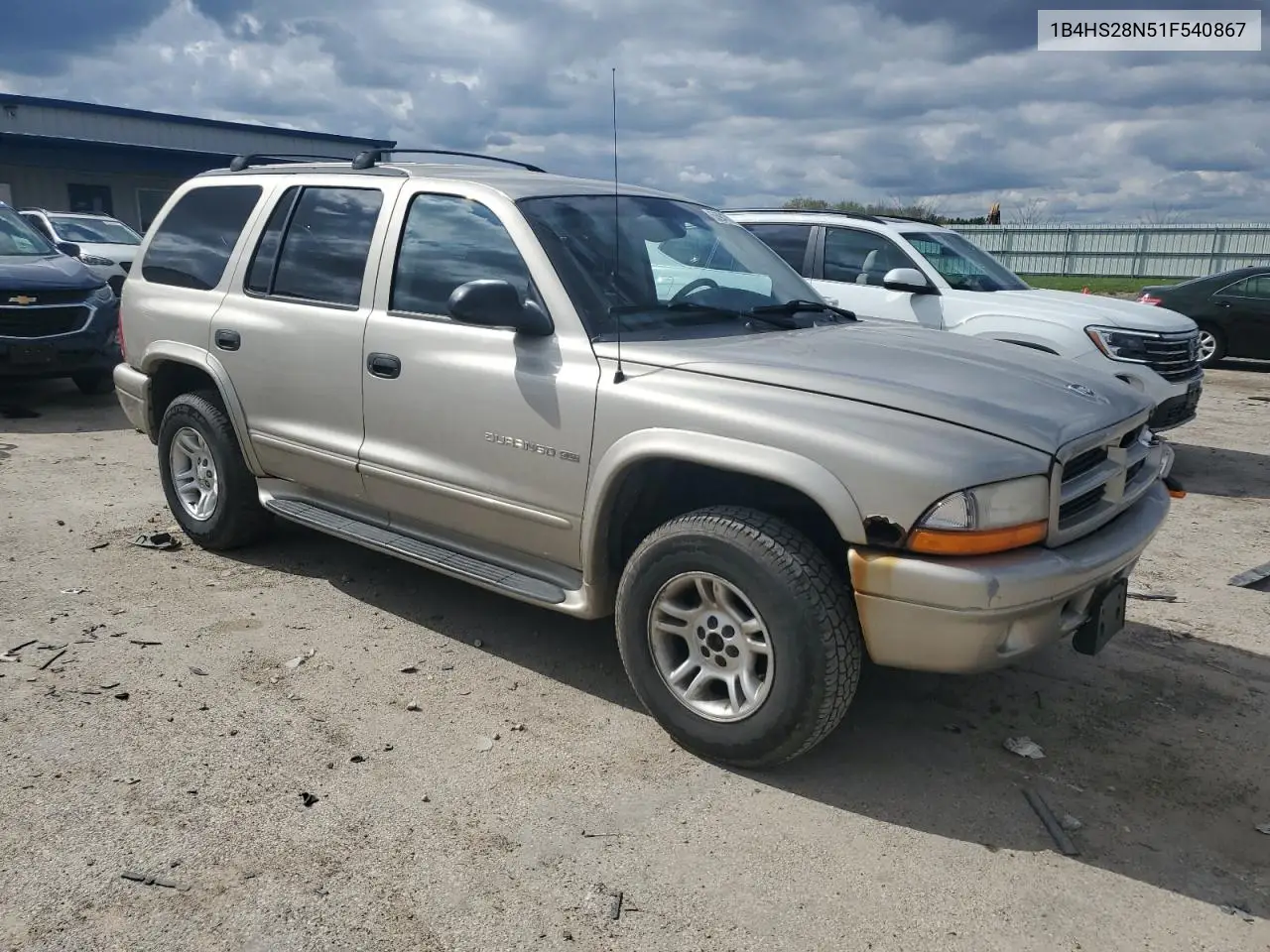2001 Dodge Durango VIN: 1B4HS28N51F540867 Lot: 55947015