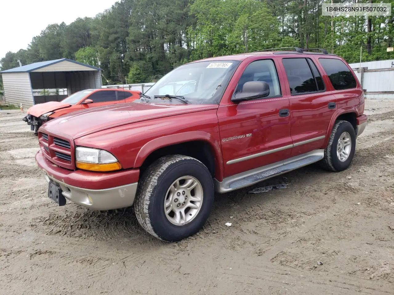 2001 Dodge Durango VIN: 1B4HS28N91F507032 Lot: 57110765