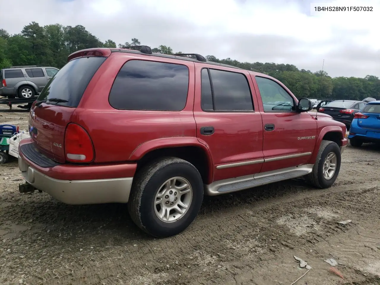 2001 Dodge Durango VIN: 1B4HS28N91F507032 Lot: 57110765