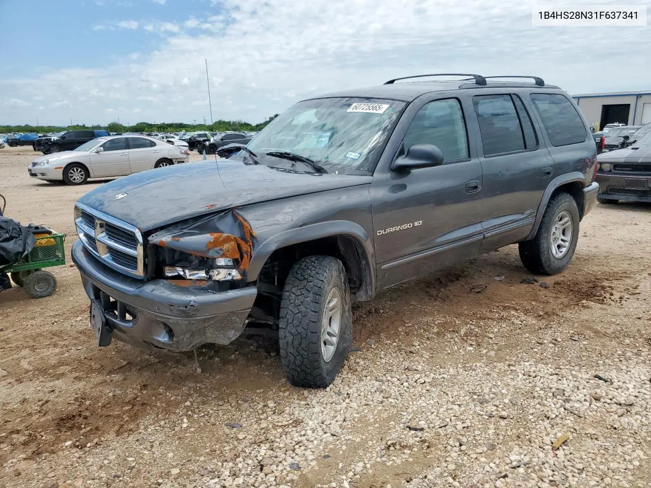 2001 Dodge Durango VIN: 1B4HS28N31F637341 Lot: 60725565