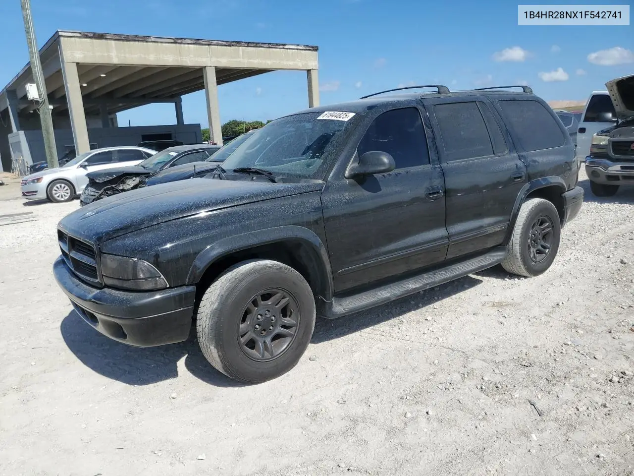 2001 Dodge Durango VIN: 1B4HR28NX1F542741 Lot: 61944825
