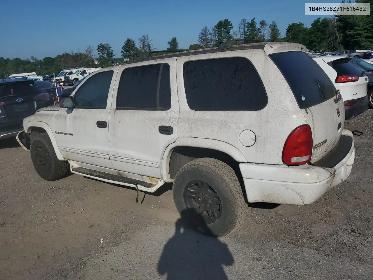 2001 Dodge Durango VIN: 1B4HS28Z71F616432 Lot: 62063125