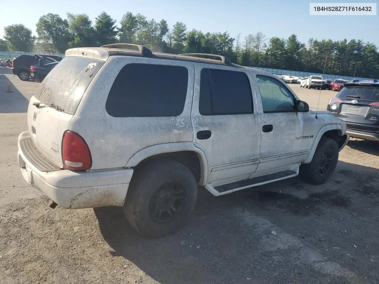 2001 Dodge Durango VIN: 1B4HS28Z71F616432 Lot: 62063125