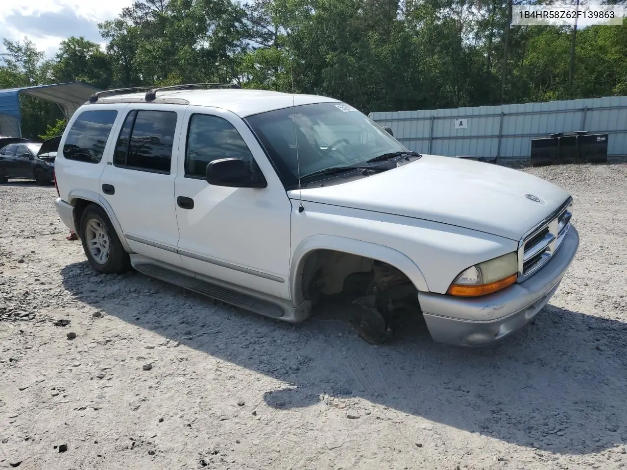 2002 Dodge Durango Slt Plus VIN: 1B4HR58Z62F139863 Lot: 55029495