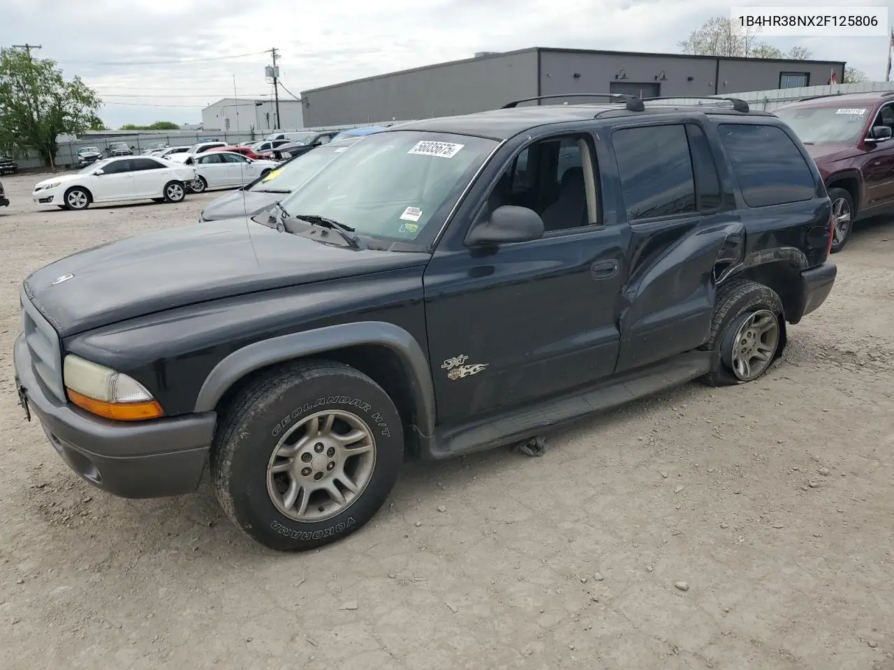 2002 Dodge Durango Sport VIN: 1B4HR38NX2F125806 Lot: 56035675