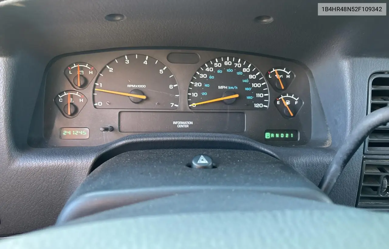 2002 Dodge Durango Slt VIN: 1B4HR48N52F109342 Lot: 57185665